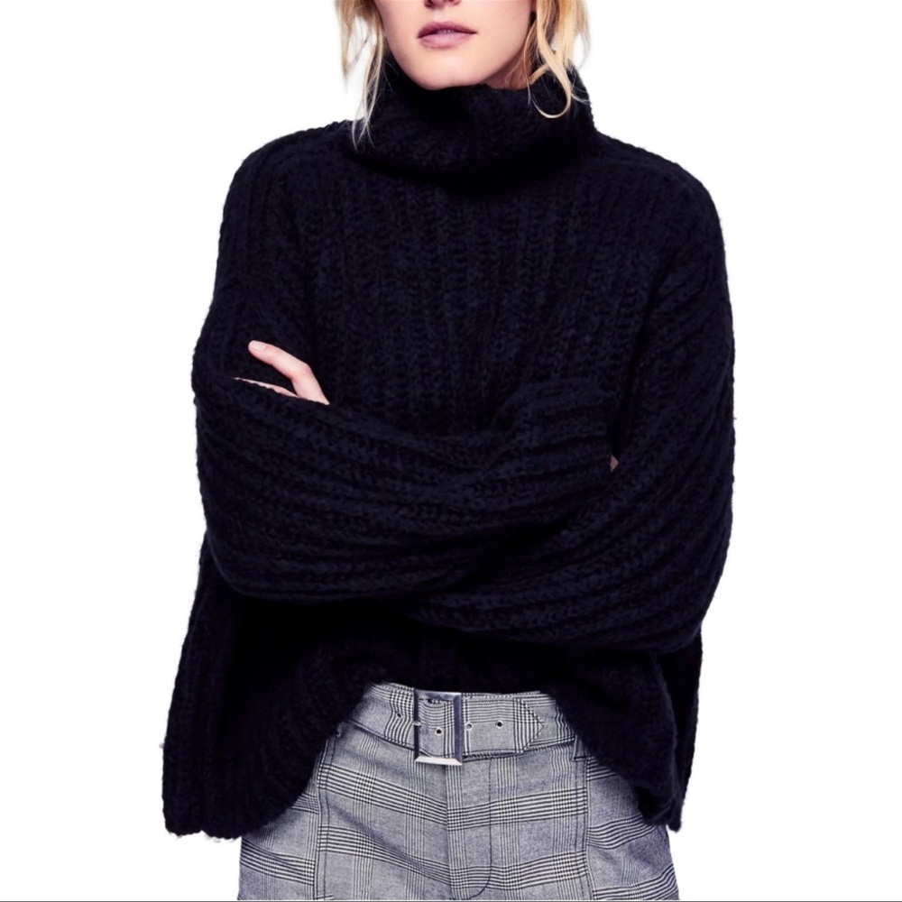 Chunky wool blend sweater